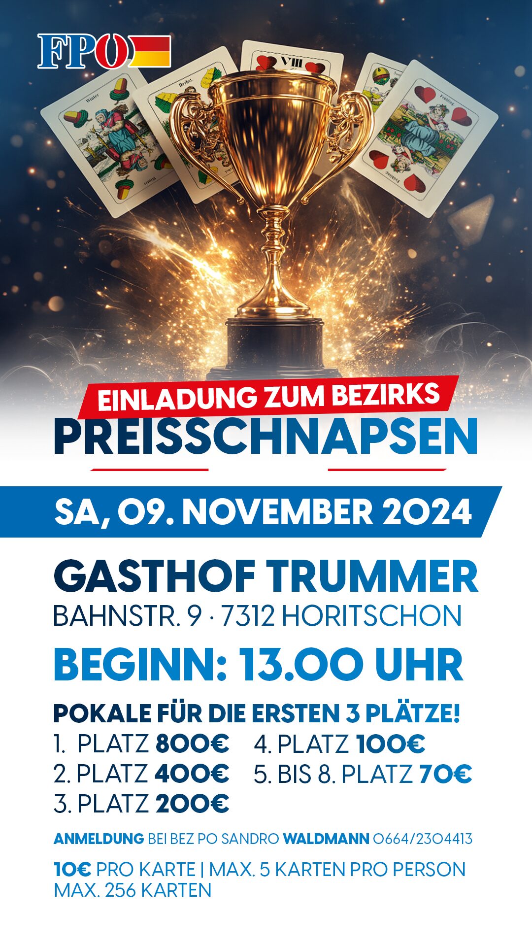 FPÖ Bezirks-Preisschnapsen